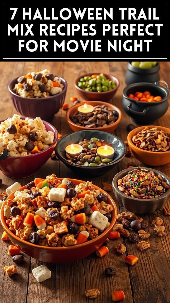 7 Halloween Trail Mix Recipes Perfect for Movie Night
