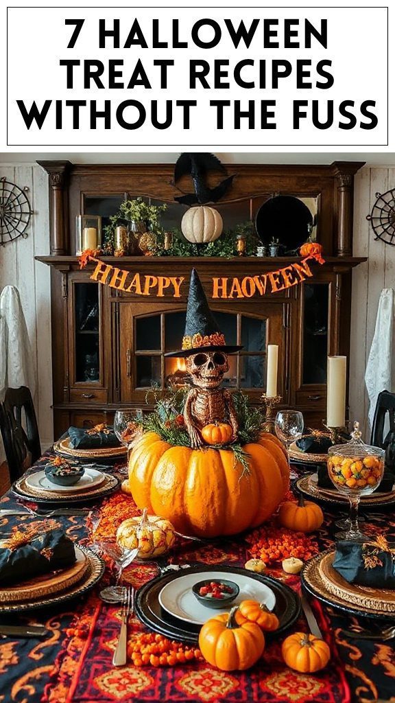 7 Halloween Treat Recipes Without the Fuss