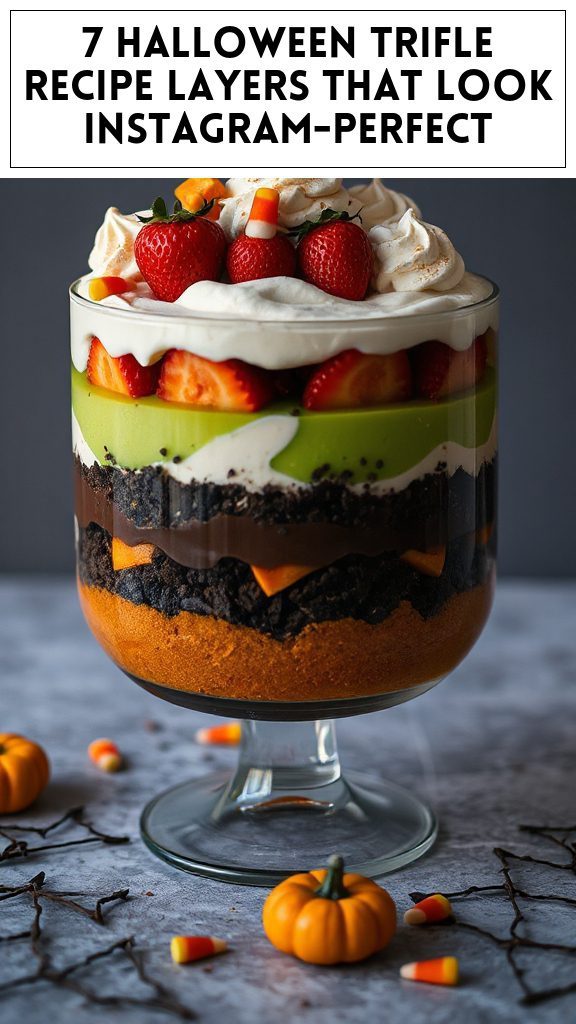 7 Halloween Trifle Recipe Layers That Look Instagram-Perfect