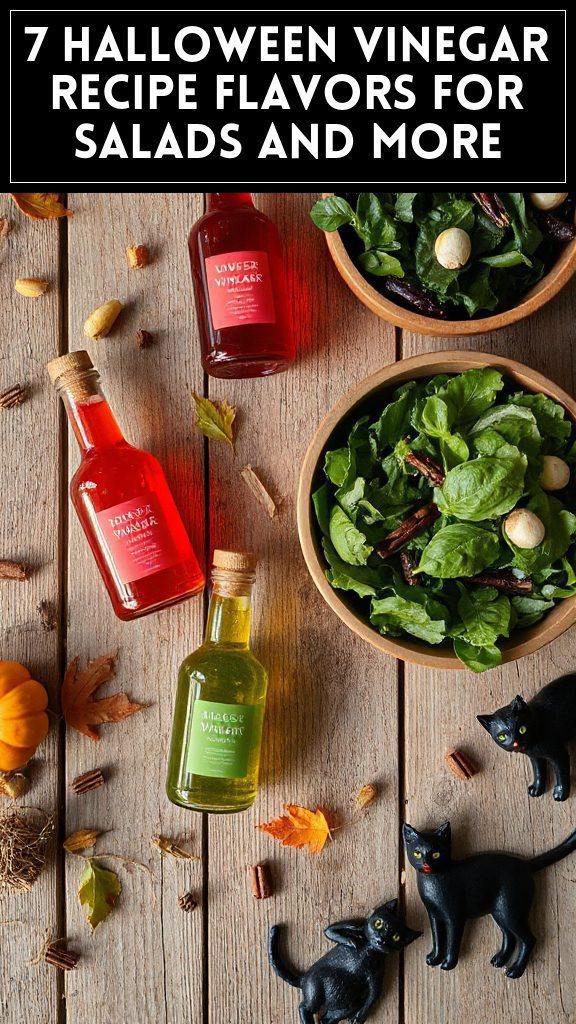 7 Halloween Vinegar Recipe Flavors for Salads and More