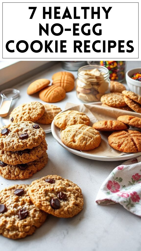 7 Healthy No-Egg Cookie Recipes