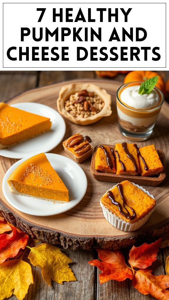 7 Healthy Pumpkin and Cheese Desserts