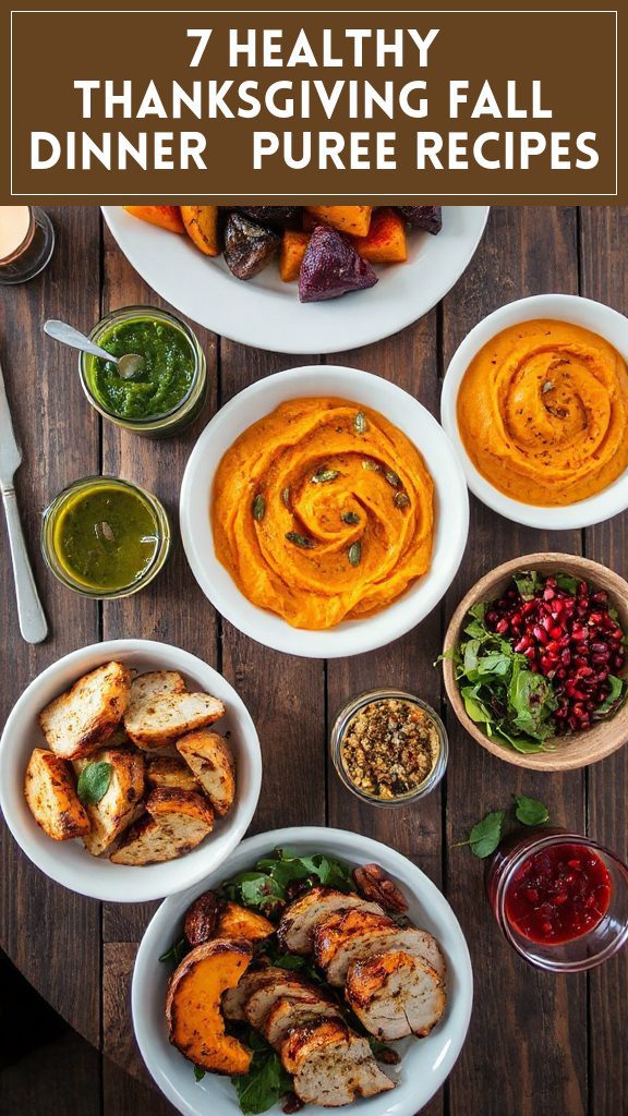 7 Healthy Thanksgiving Fall Dinner & Puree Recipes