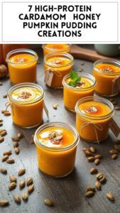 7 High-Protein Cardamom & Honey Pumpkin Pudding Creations