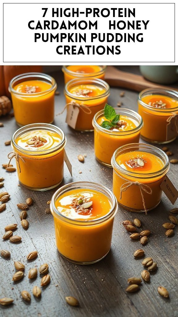 7 High-Protein Cardamom & Honey Pumpkin Pudding Creations