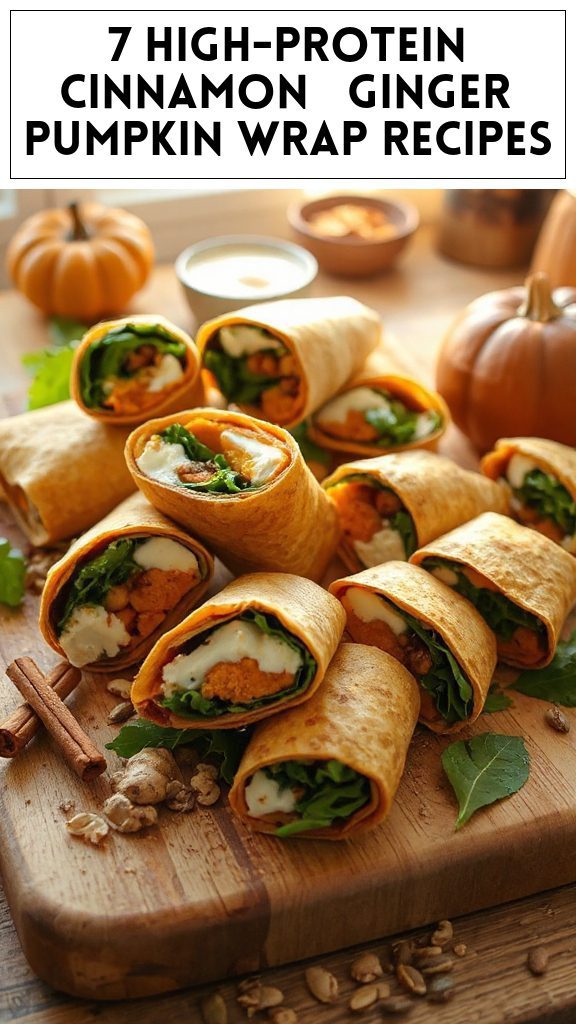 7 High-Protein Cinnamon & Ginger Pumpkin Wrap Recipes