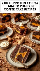 7 High-Protein Cocoa & Ginger Pumpkin Coffee Cake Recipes