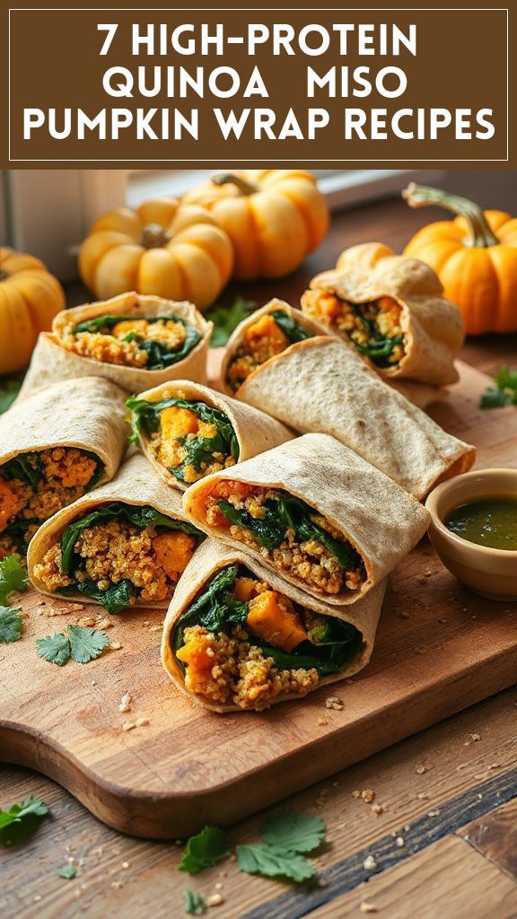 7 High-Protein Quinoa & Miso Pumpkin Wrap Recipes