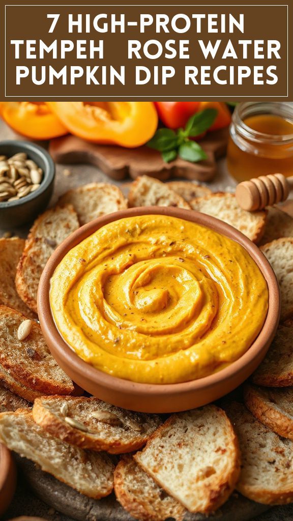 7 High-Protein Tempeh & Rose Water Pumpkin Dip Recipes