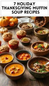 7 Holiday Thanksgiving Muffin & Soup Recipes