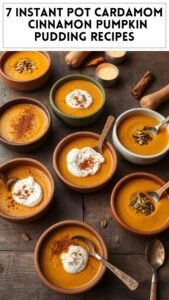 7 Instant Pot Cardamom & Cinnamon Pumpkin Pudding Recipes