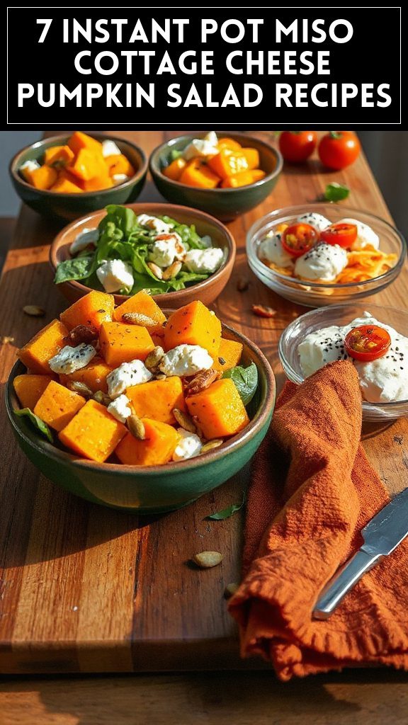 7 Instant Pot Miso & Cottage Cheese Pumpkin Salad Recipes