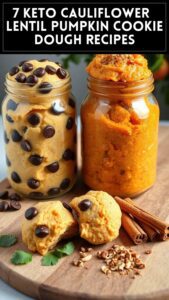7 Keto Cauliflower & Lentil Pumpkin Cookie Dough Recipes