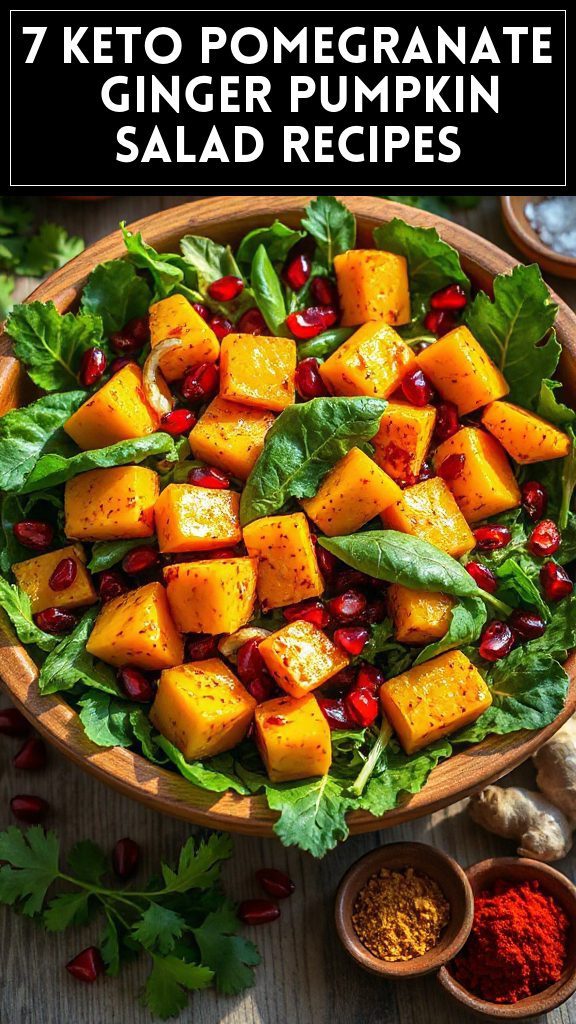 7 Keto Pomegranate & Ginger Pumpkin Salad Recipes