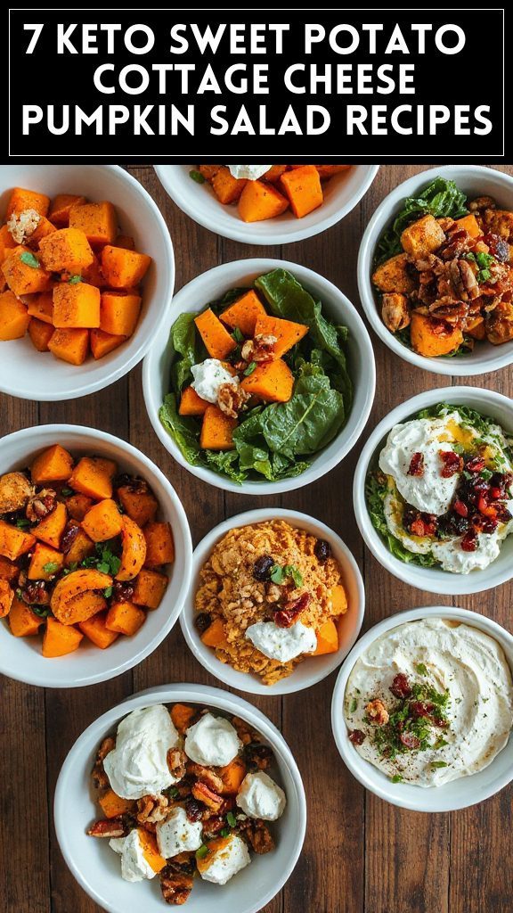 7 Keto Sweet Potato & Cottage Cheese Pumpkin Salad Recipes