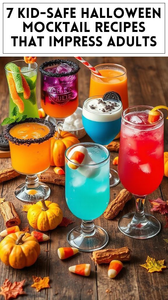 7 Kid-Safe Halloween Mocktail Recipes That Impress Adults