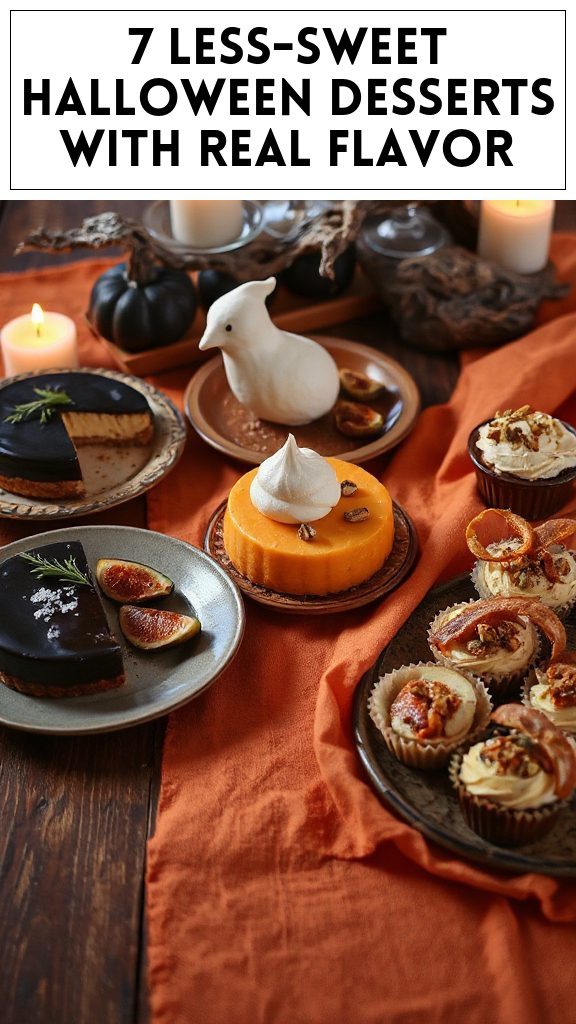 7 Less-Sweet Halloween Desserts With Real Flavor