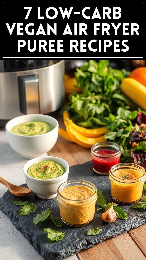 7 Low-Carb Vegan Air Fryer Puree Recipes