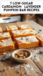 7 Low-Sugar Cardamom & Lavender Pumpkin Bar Recipes