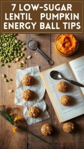 7 Low-Sugar Lentil & Pumpkin Energy Ball Tips