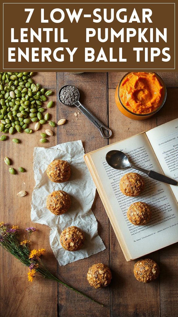7 Low-Sugar Lentil & Pumpkin Energy Ball Tips