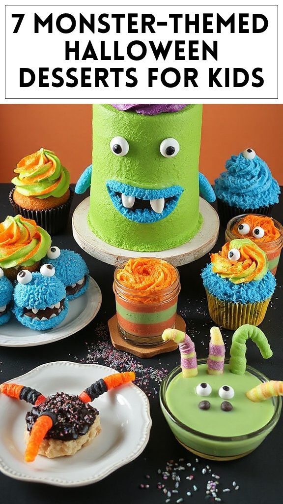 7 Monster-Themed Halloween Desserts for Kids
