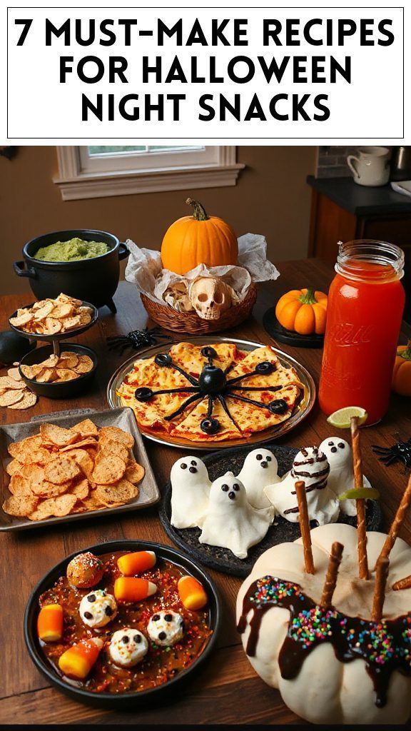 7 Must-Make Recipes for Halloween Night Snacks