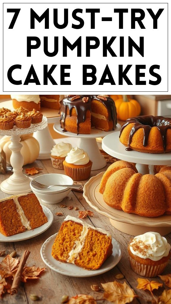7 Must-Try Pumpkin Cake Bakes