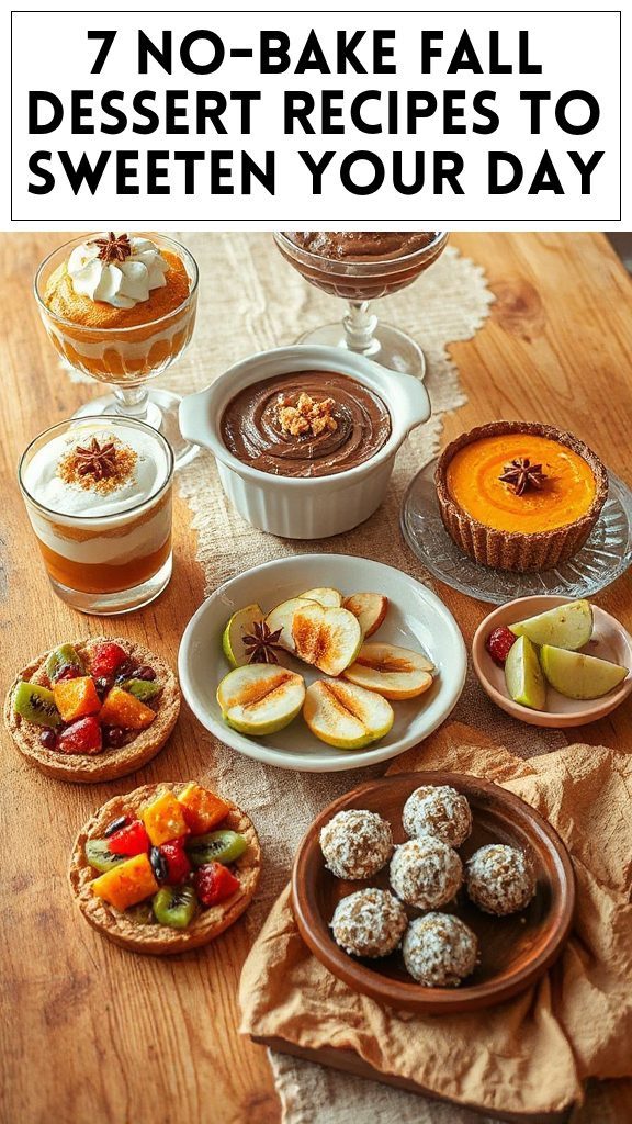 7 No-Bake Fall Dessert Recipes to Sweeten Your Day