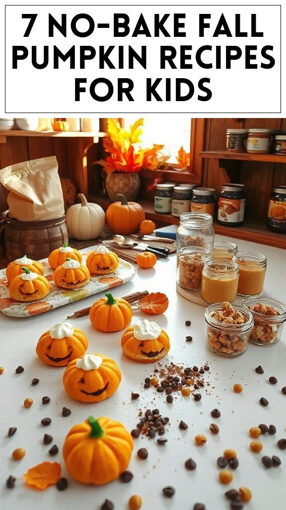7 No-Bake Fall Pumpkin Recipes for Kids