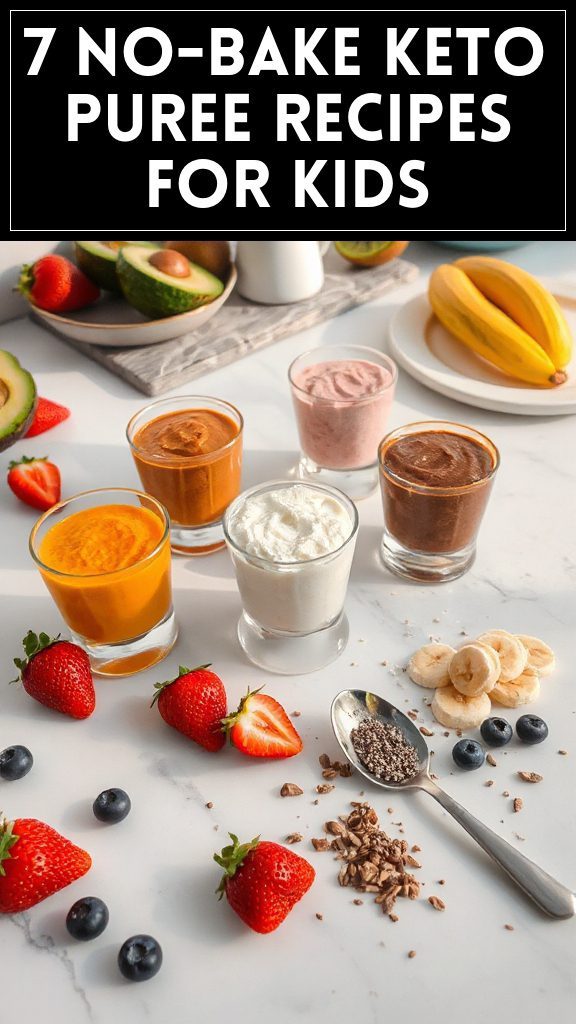 7 No-Bake Keto Puree Recipes for Kids
