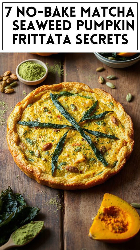 7 No-Bake Matcha & Seaweed Pumpkin Frittata Secrets