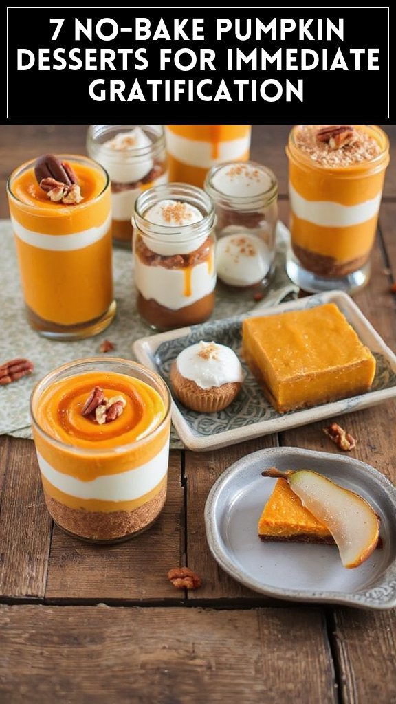 7 No-Bake Pumpkin Desserts For Immediate Gratification