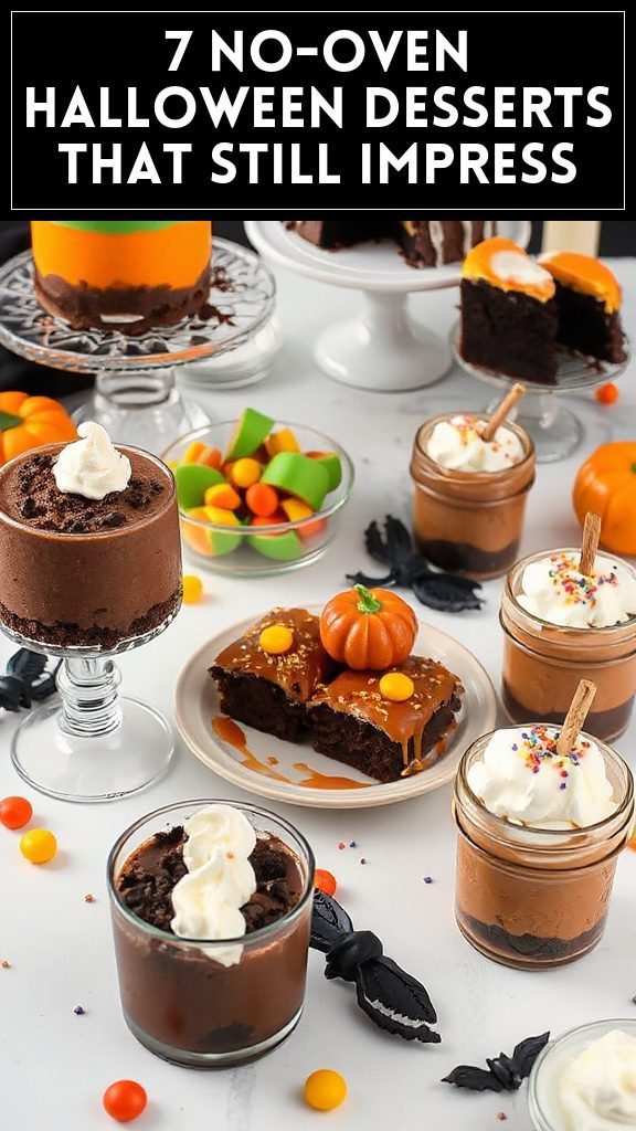 7 No-Oven Halloween Desserts That Still Impress