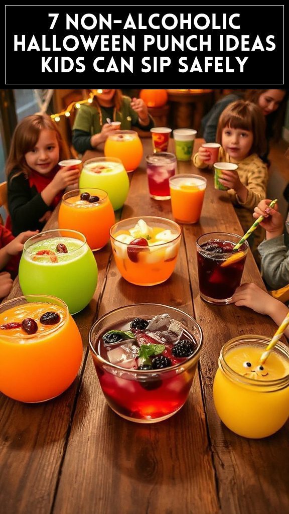 7 Non-Alcoholic Halloween Punch Ideas Kids Can Sip Safely