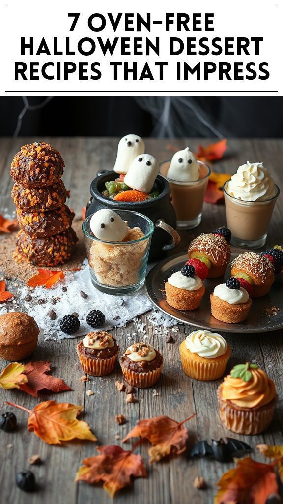7 Oven-Free Halloween Dessert Recipes That Impress
