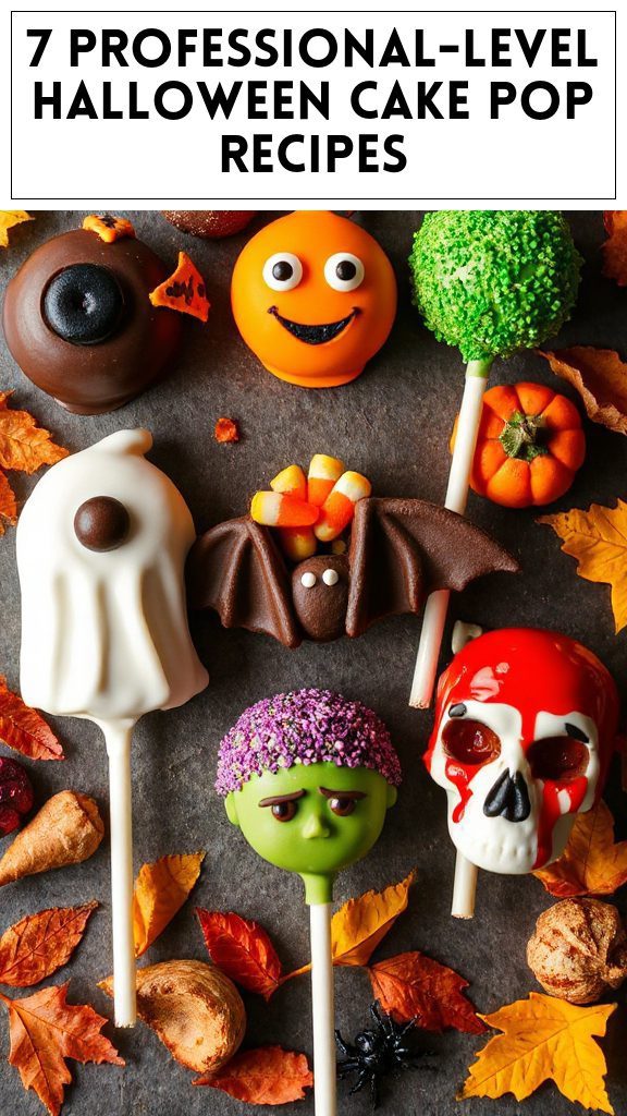 7 Professional-Level Halloween Cake Pop Recipes