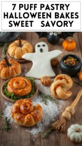 7 Puff Pastry Halloween Bakes (Sweet & Savory)
