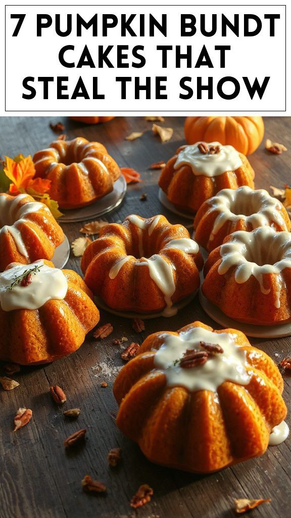 7 Pumpkin Bundt Cakes That Steal The Show