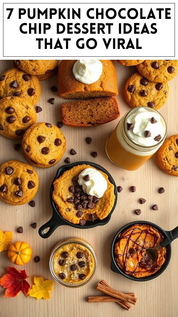 7 Pumpkin Chocolate Chip Dessert Ideas That Go Viral