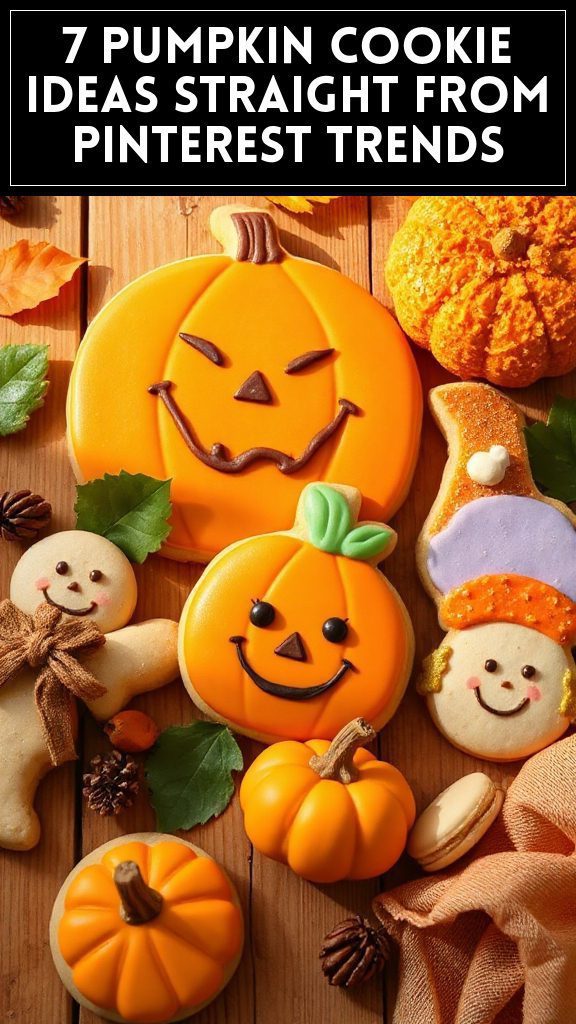7 Pumpkin Cookie Ideas Straight From Pinterest Trends