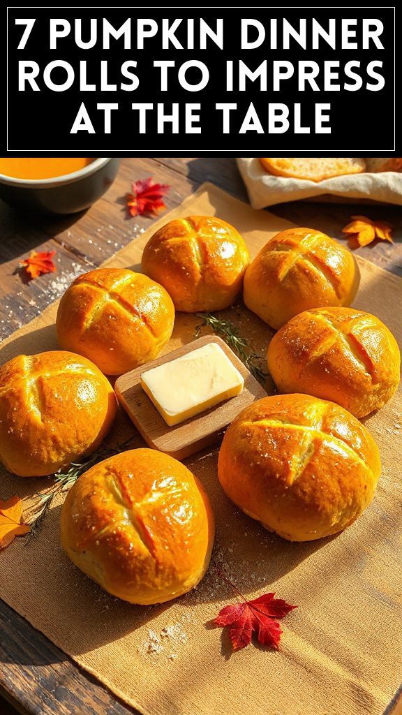 7 Pumpkin Dinner Rolls To Impress At The Table