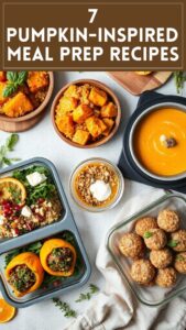 7 Pumpkin-inspired Meal Prep Recipes