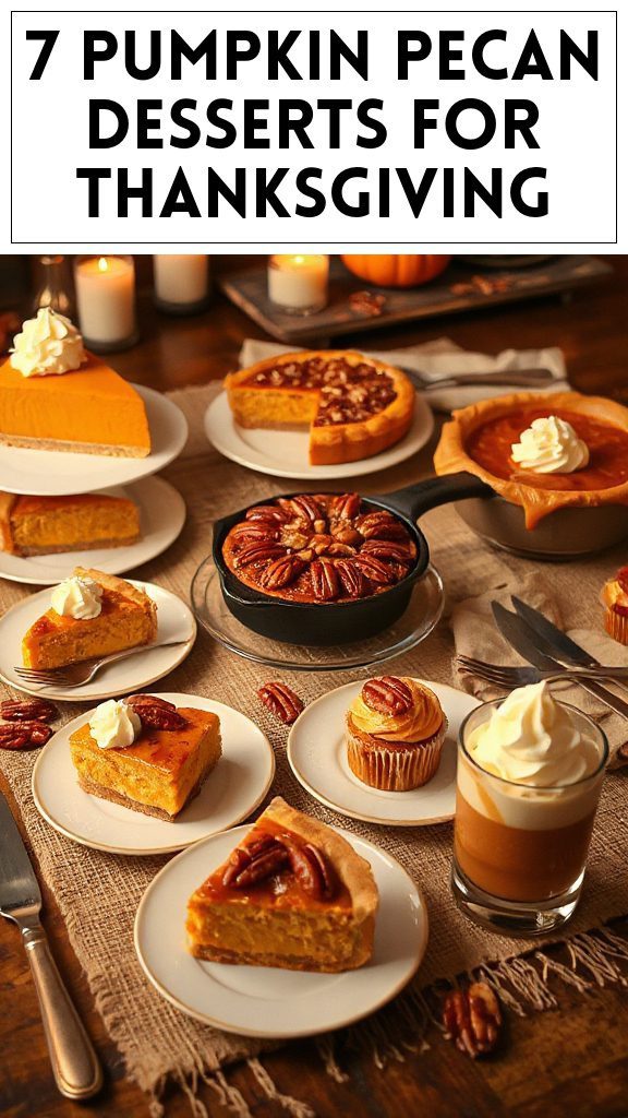 7 Pumpkin Pecan Desserts for Thanksgiving