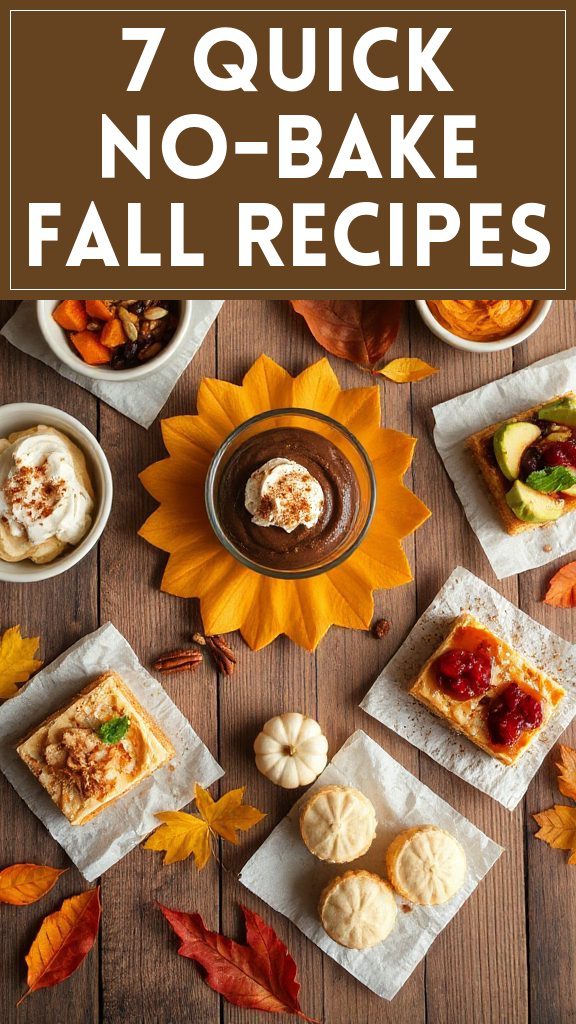 7 Quick No-Bake Fall Recipes