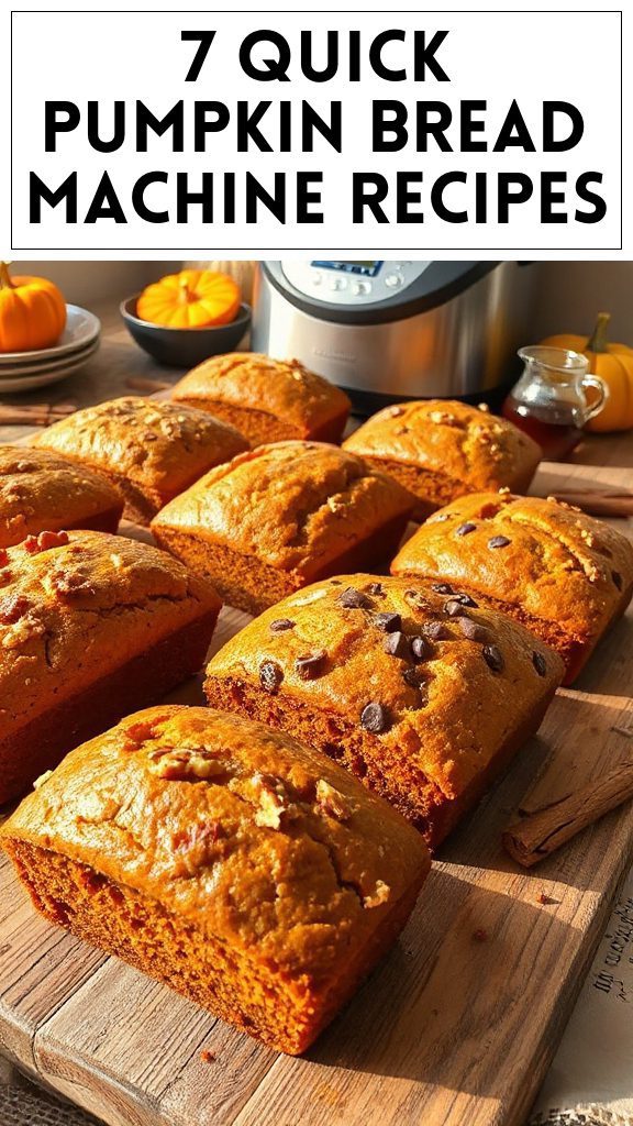 7 Quick Pumpkin Bread Machine Recipes