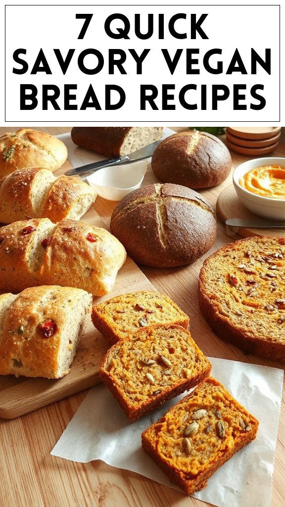 7 Quick Savory Vegan Bread Recipes