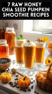 7 Raw Honey & Chia Seed Pumpkin Smoothie Recipes