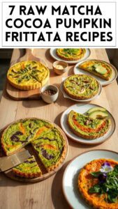 7 Raw Matcha & Cocoa Pumpkin Frittata Recipes