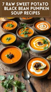 7 Raw Sweet Potato & Black Bean Pumpkin Soup Recipes